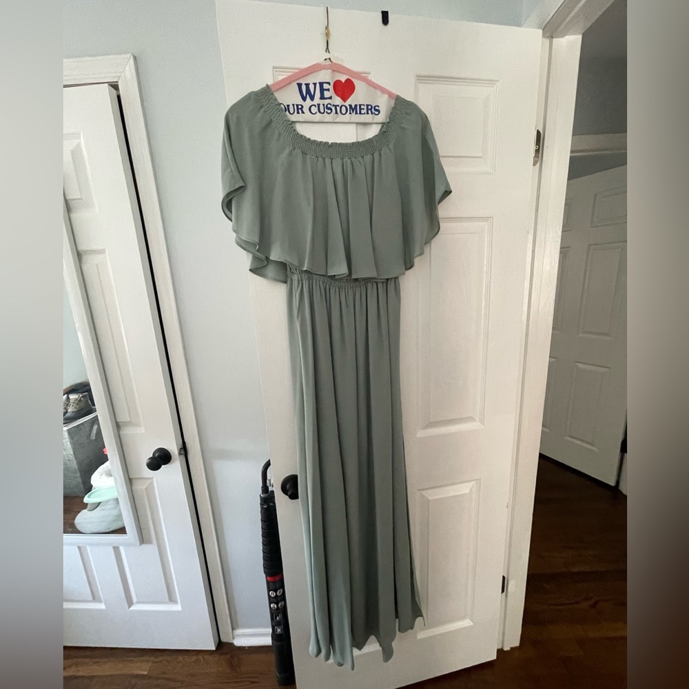 Show me your mumu sage dress
